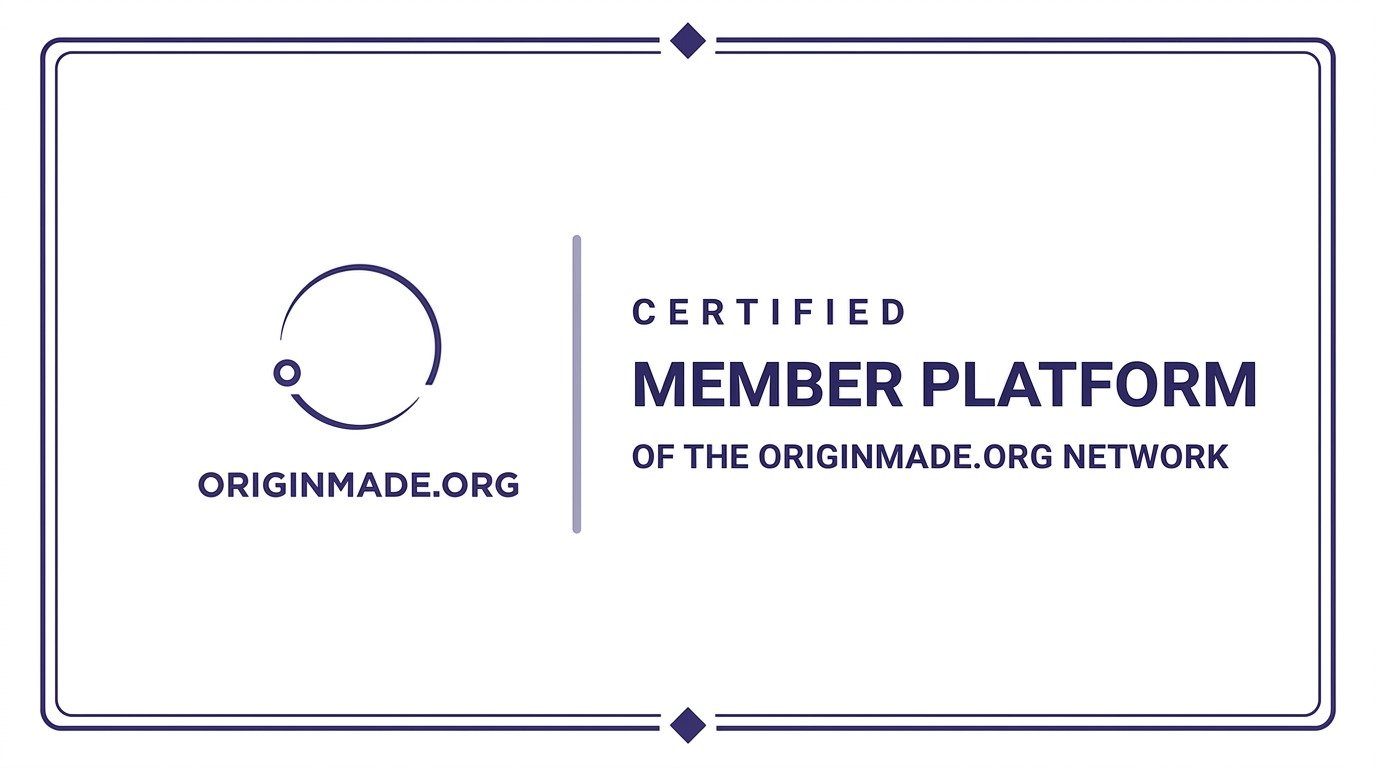 Certified Member Platform of the OriginMade.org Network